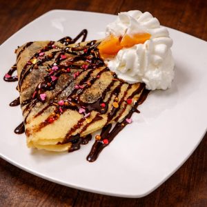 CREPPA DE BANANO  CON NUTELLA